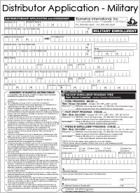 Distributor App Military