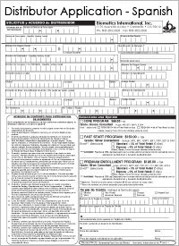 Distributor App spanish